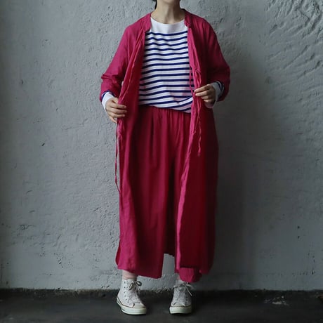 saruche chinese  kurta long  shirt (pink)