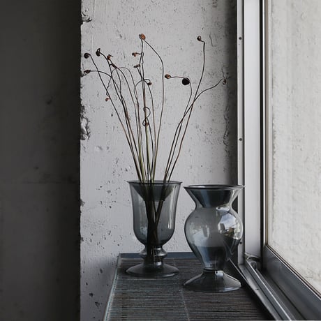 flower glassbase parfait gray (A/B)