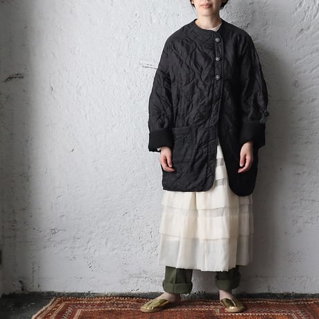 NOTA vintage quilting jacket (sleeve:black)