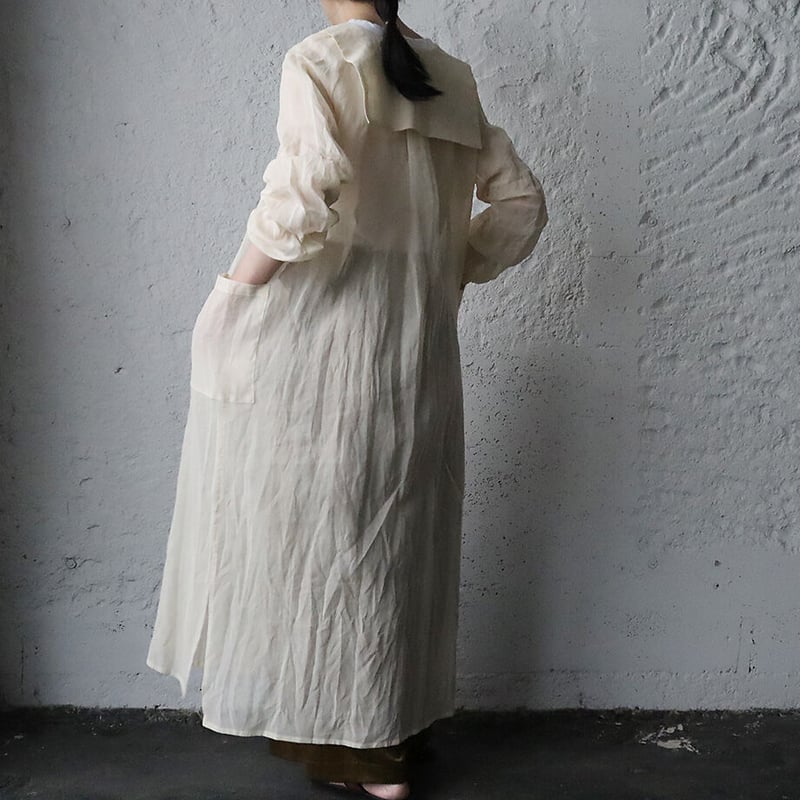 Tabrik organdie sailor robe (ivory) | nii-B | W...