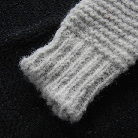 MAISON ANJE knit cardigan glay