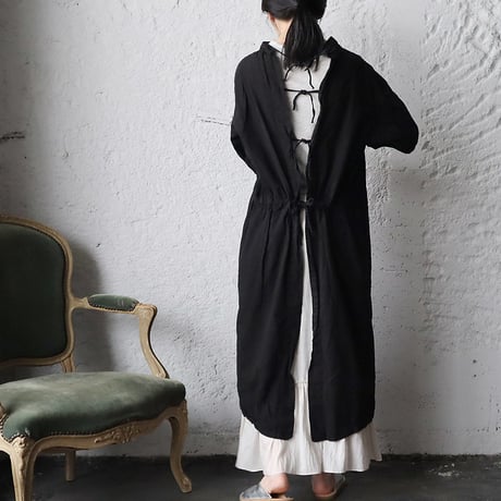 hospital surgical gown short sleeve (black)