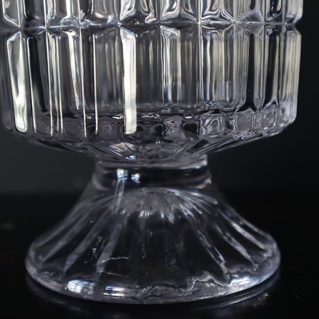 cutting glass flower vase (rectangle)