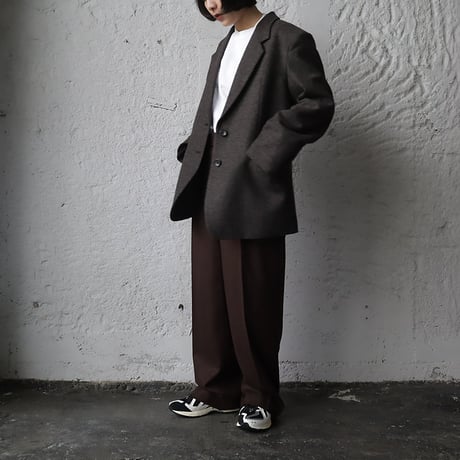 ànuke herringbone wool jacket (brown)