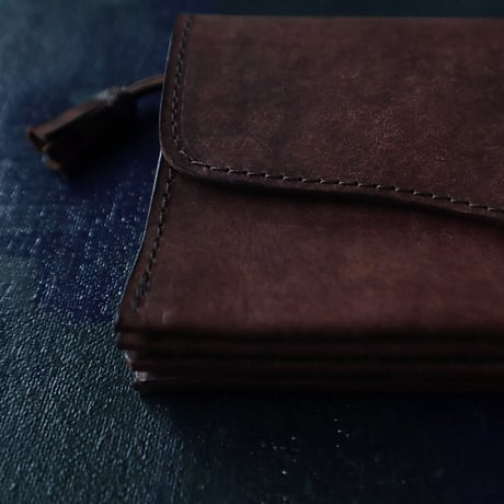 R&D.M.Co-  wallet plain (brown/black)