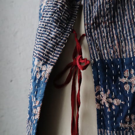 saruche gudri long jacket (blue mix)