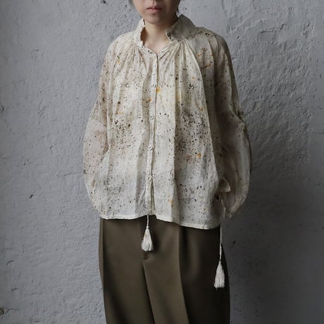 Tabrik 2way blouse (zakuro&logwood)