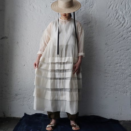 Tabrik  organdy dress (ivory)
