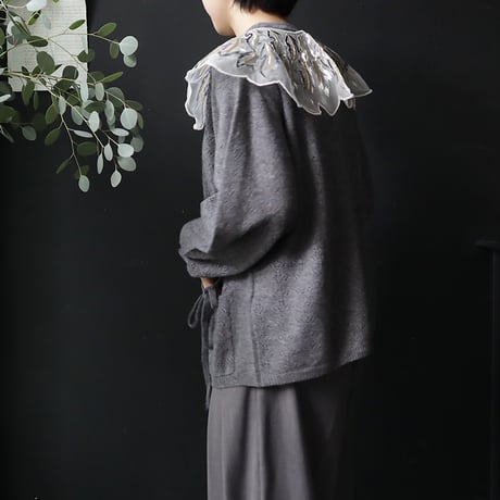 TOWAVASE Panier cardigan (charcoal gray)