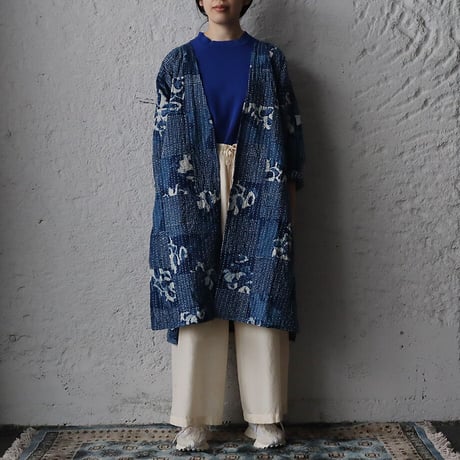saruche gudri long jacket (blue)
