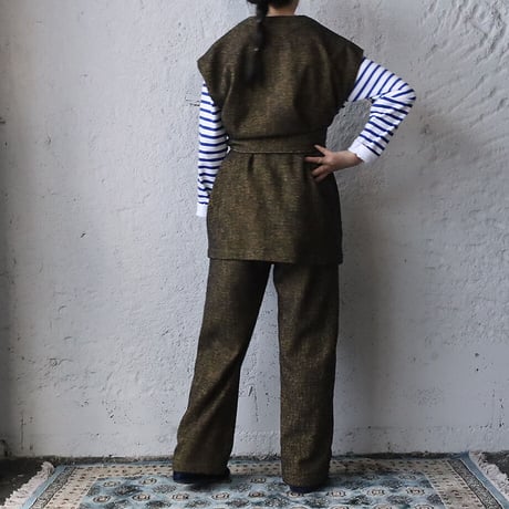 NOTA moodong 2 piece  (navy x yellow mix)