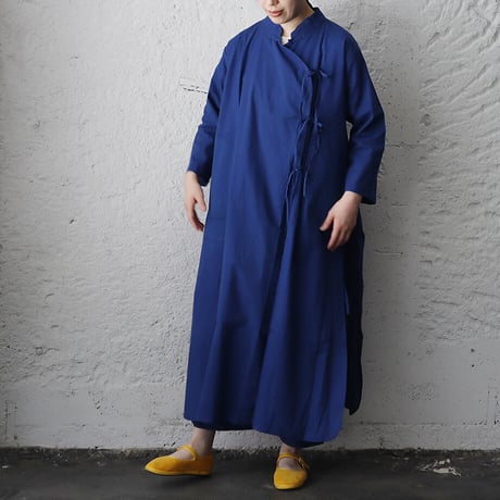 saruche chinese  kurta long  shirt (blue)