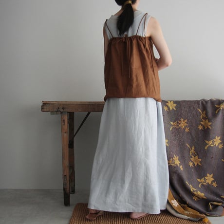 TOWAVASE Bon Voyage camisole (camel)