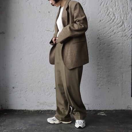 ànuke herringbone wool jacket (beige)