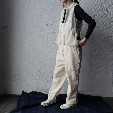 Tabrik  organdy  gilet (ivory)