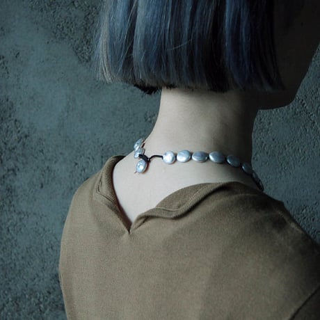 MAISON RUBUS. new moon necklace