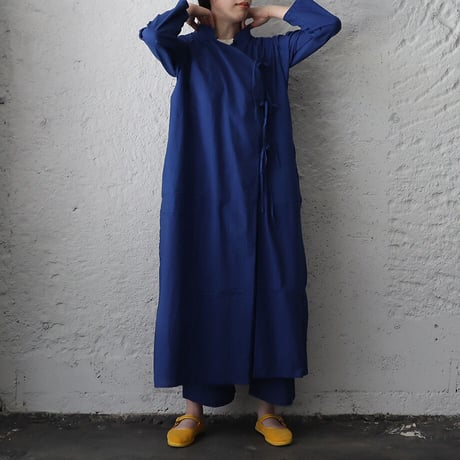 saruche chinese  kurta long  shirt (blue)