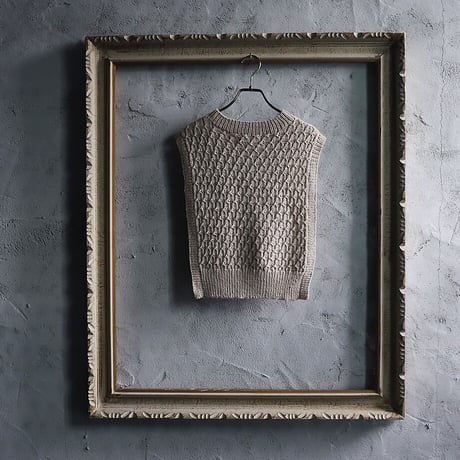 chiihao x nii-B  rambouillet vest (beige)
