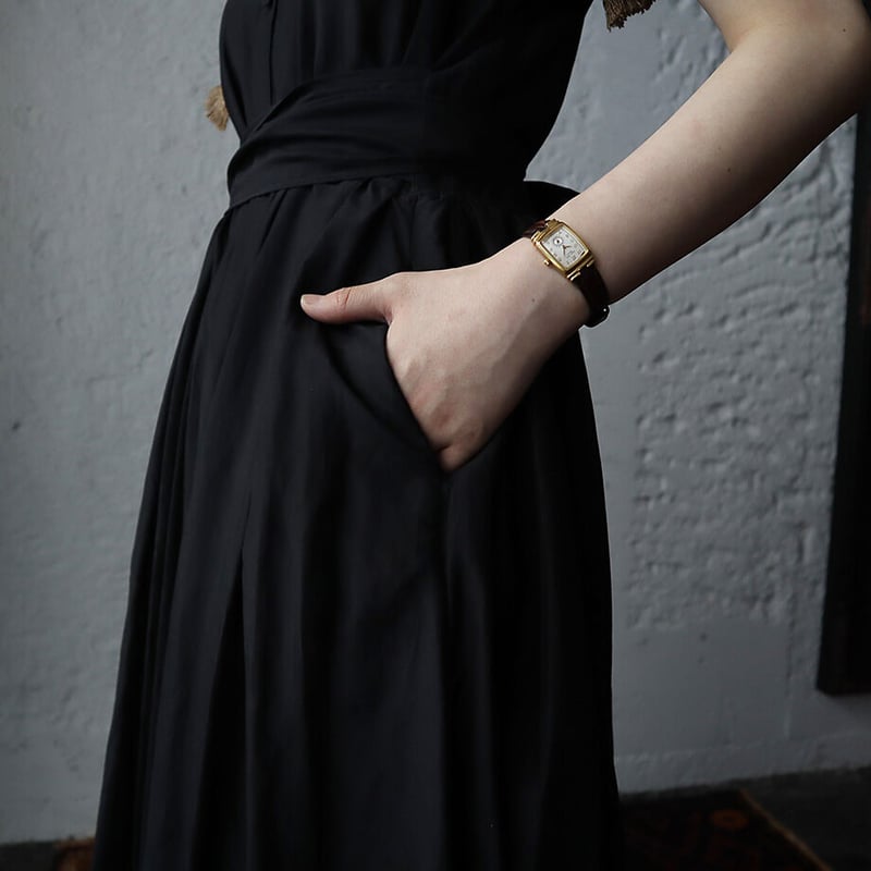 Tabrik fringe dress (black) | nii-B | WEBSHOP