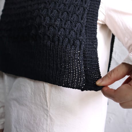 chiihao x nii-B  rambouillet vest (black)