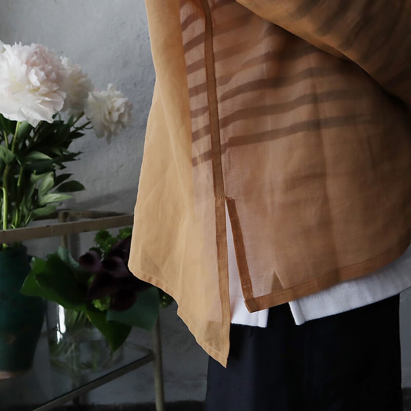 Tabrik organdie tassel tops (beige) | nii-B | W