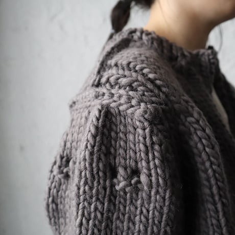 TOWAVASE Ruban cardigan (gray)