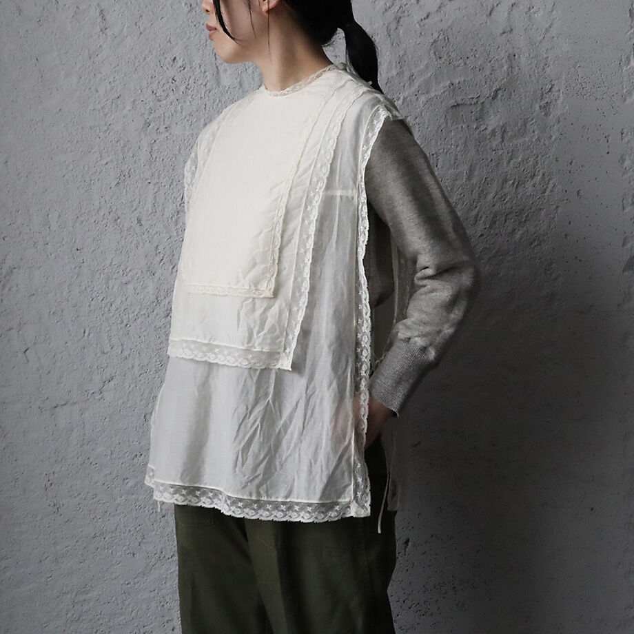 TOWAVASE Leavers tablier (ivory) | nii-B | WEBSHOP