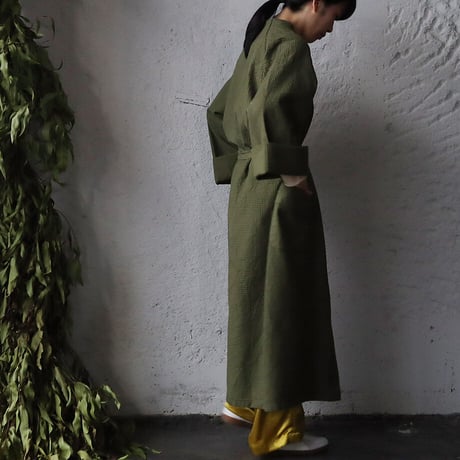 dead stock hospital gown (olive)