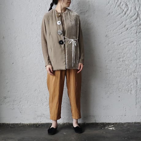 TOWAVASE La zabu vest jacket (gray)