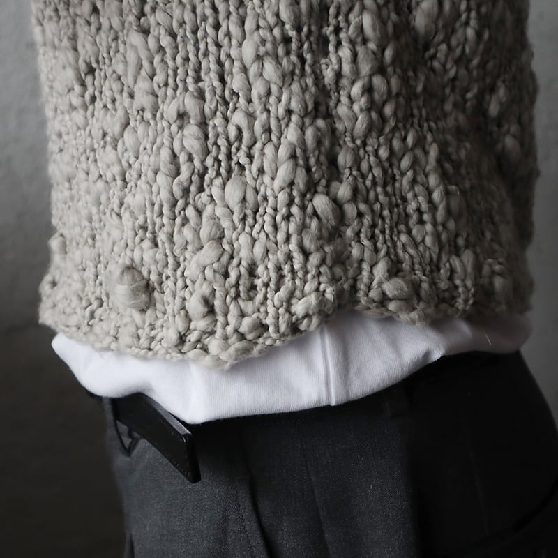 MAYDI マイディ HAND MADE ハンドメイド コットンニット ベスト MAYDI マイディ HAND MADE ハンドメイド コットンニット ベスト