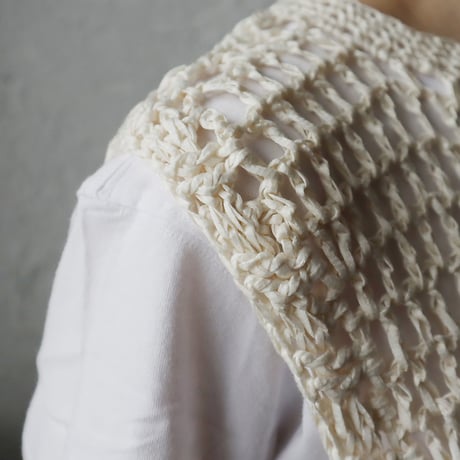 MAYDI knit vest RED (ecru)