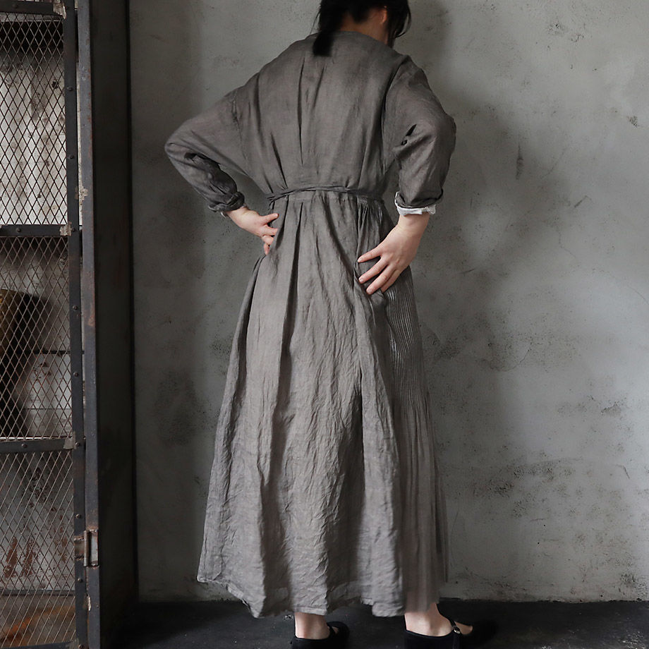 Tabrik cache-coeur dress (carbon black) | nii-B