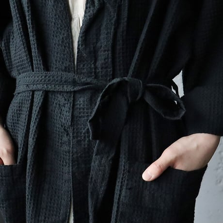 dead stock hospital gown (black)