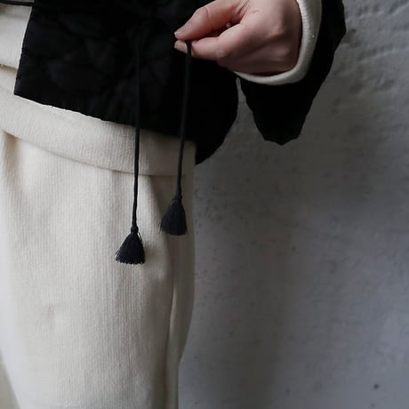 TOWAVASE silk quilt jacket (black)