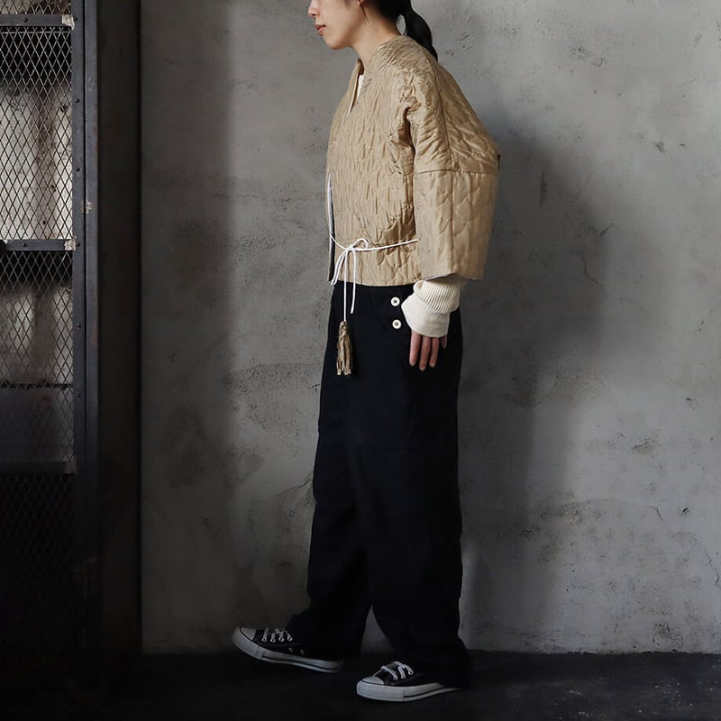 TOWAVASE silk quilt robe トワヴァーズ