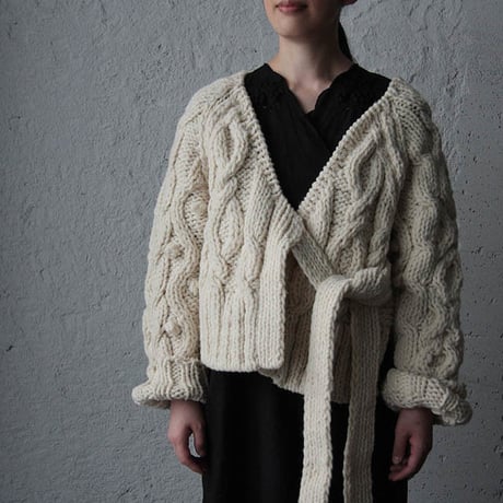 TOWAVASE Pétit dejeuner pécheur cardigan (ivory)