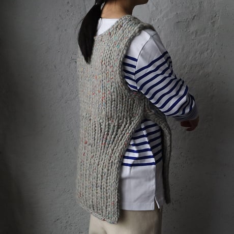 chiihao x nii-B peru vest gray mix