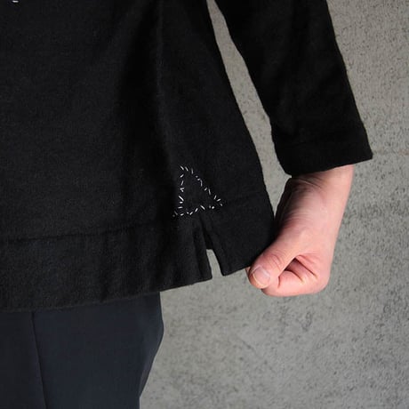 TOWAVASE fisher woman's shirt black