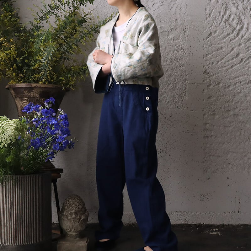 TOWAVASE Frais linen jacket (multi) | nii-B | W