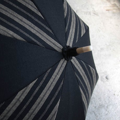 Tabrik parasol black stripe