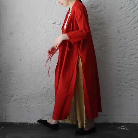 saruche chinese  kurta long  shirt (red)
