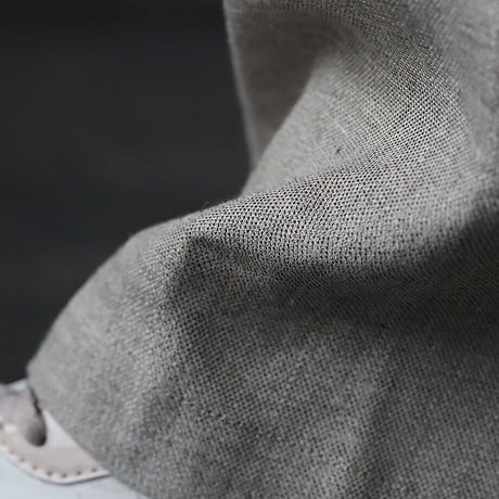 .less linen wrap pants (beige)