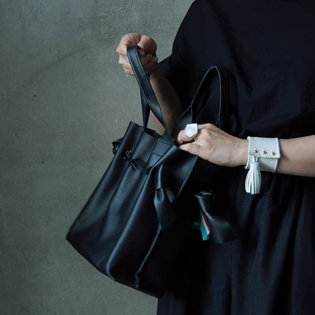 chiihao  square bag black