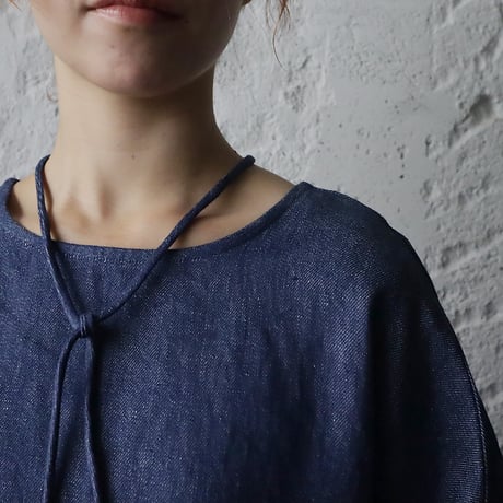 Tabrik linen denim onepiece (light blue)