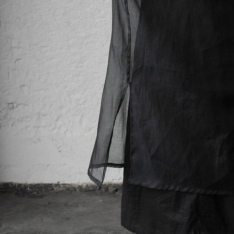 Tabrik  cotton silk onepiece (black)