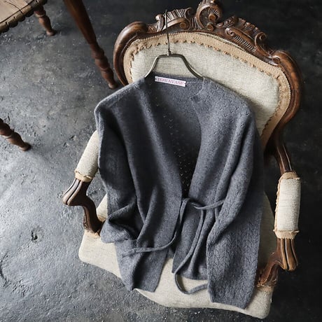 TOWAVASE Panier cardigan (charcoal gray)