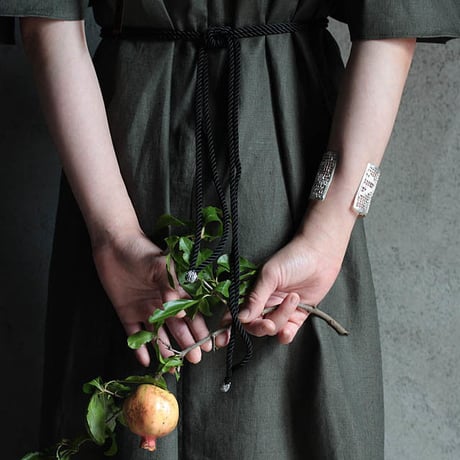 NOTA bell sleeve dress + purse  khaki