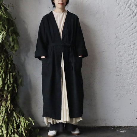 dead stock hospital gown (black)