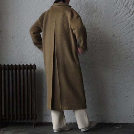 Tabrik alpaca shaggy coat (khaki)