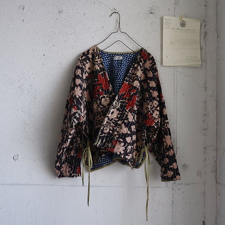 saruche gudri short jacket (black mix)